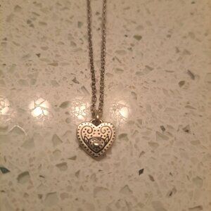 Brighton Silver Heart Necklace